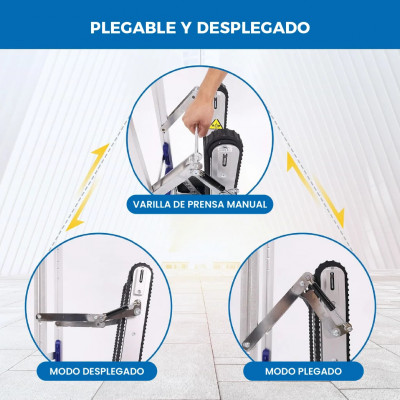 Sube escaleras eléctrico de oruga CT150PA