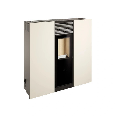 Estufa de pellets canalizable Ferlux Phoenix Steel 10kw | 12kw Estufa de pellets canalizable Ferlux Phoenix Steel 10kw | 12kw