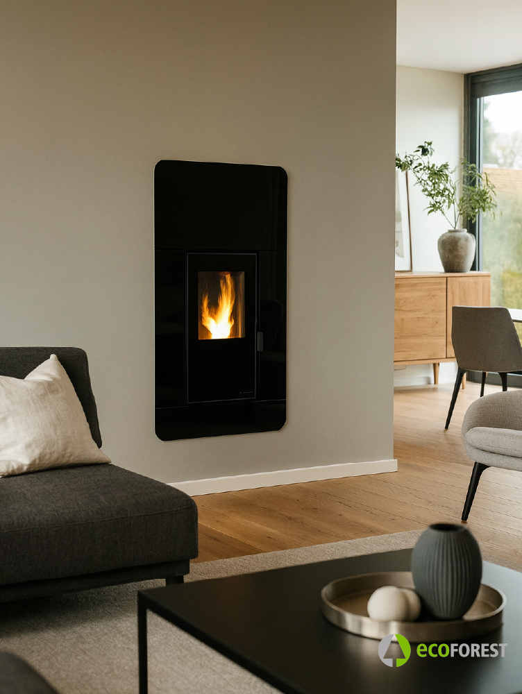 Estufa de pellets Ecoforest Canalizable Kiev Insert 16 kW
